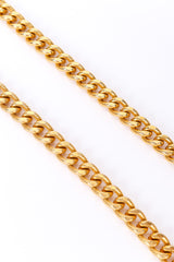 Vintage Luca Razza Lion Head Pendant Necklace chain closeup @Recessla