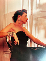 Leather chain hoop earrings by Chanel from 1992 Cruise Collection catalog