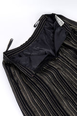 Vintage Adolfo Ruffle Top and Skirt Set back unzipped @recessla