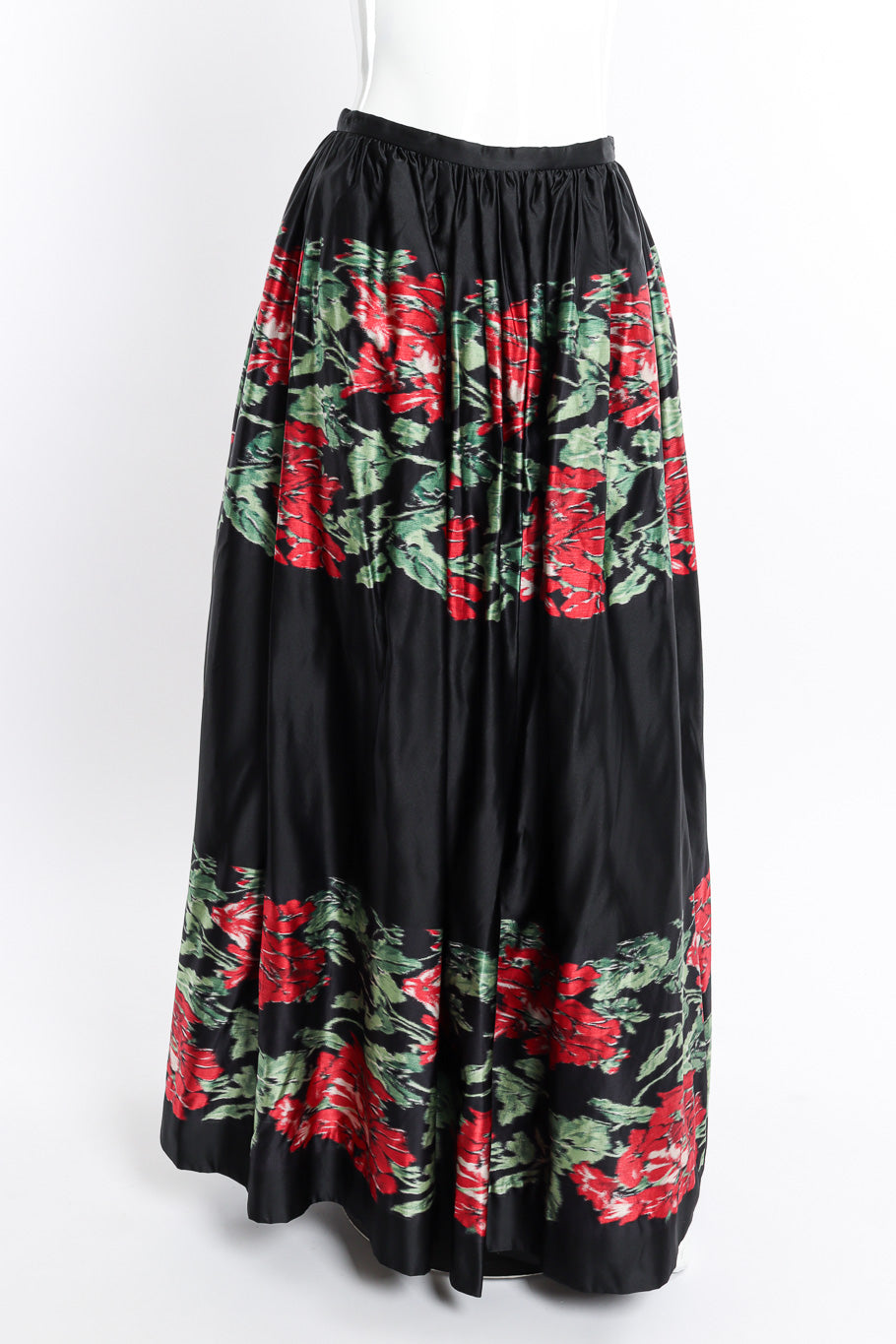 Vintage Adolfo Floral Ballgown Skirt front on mannequin @recessla