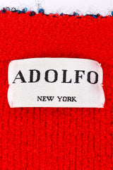 Adolfo Bouclé Fringed Jacket & Skirt Suit label @RECESS LA