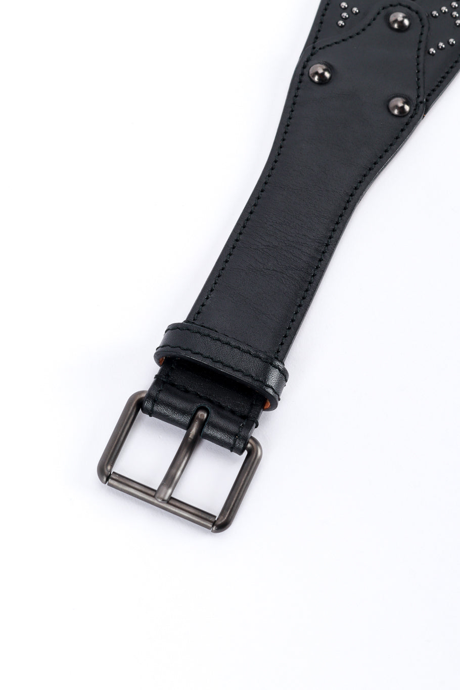 Studded Corset Belt by Alaïa buckle details @RECESS LA