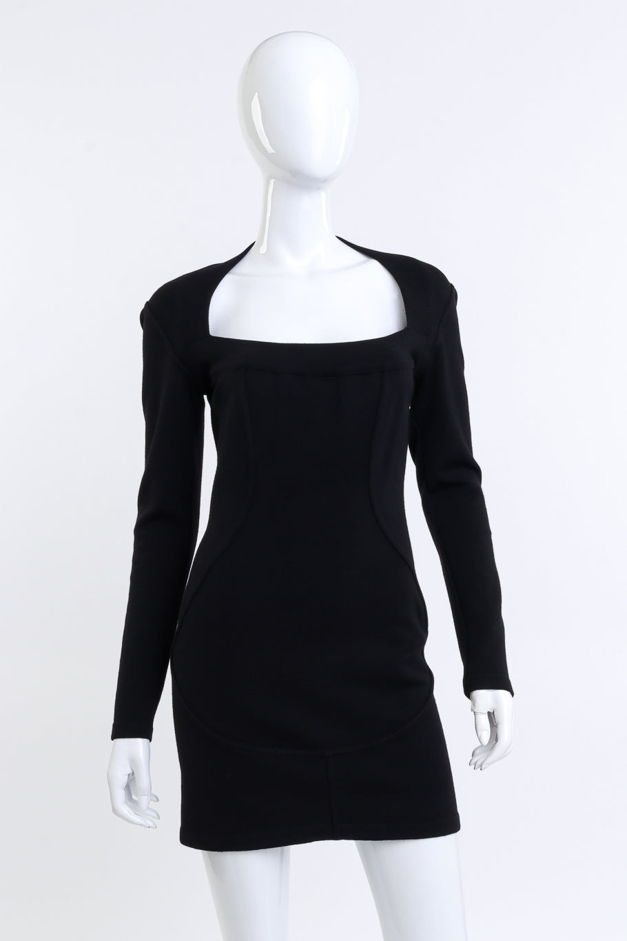Vintage Alaa 1990 F/W Square Neck Knit Dress Recess Vintage Alaa 1990 F/W Square Neck Knit Dress Recess