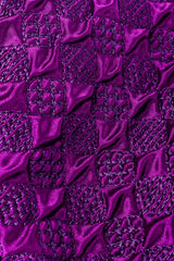 Vintage André Laug Diamond Quilted Coat fabric closeup @recessla
