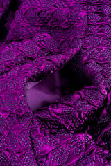 Vintage André Laug Diamond Quilted Coat welt pocket closeup @recessla