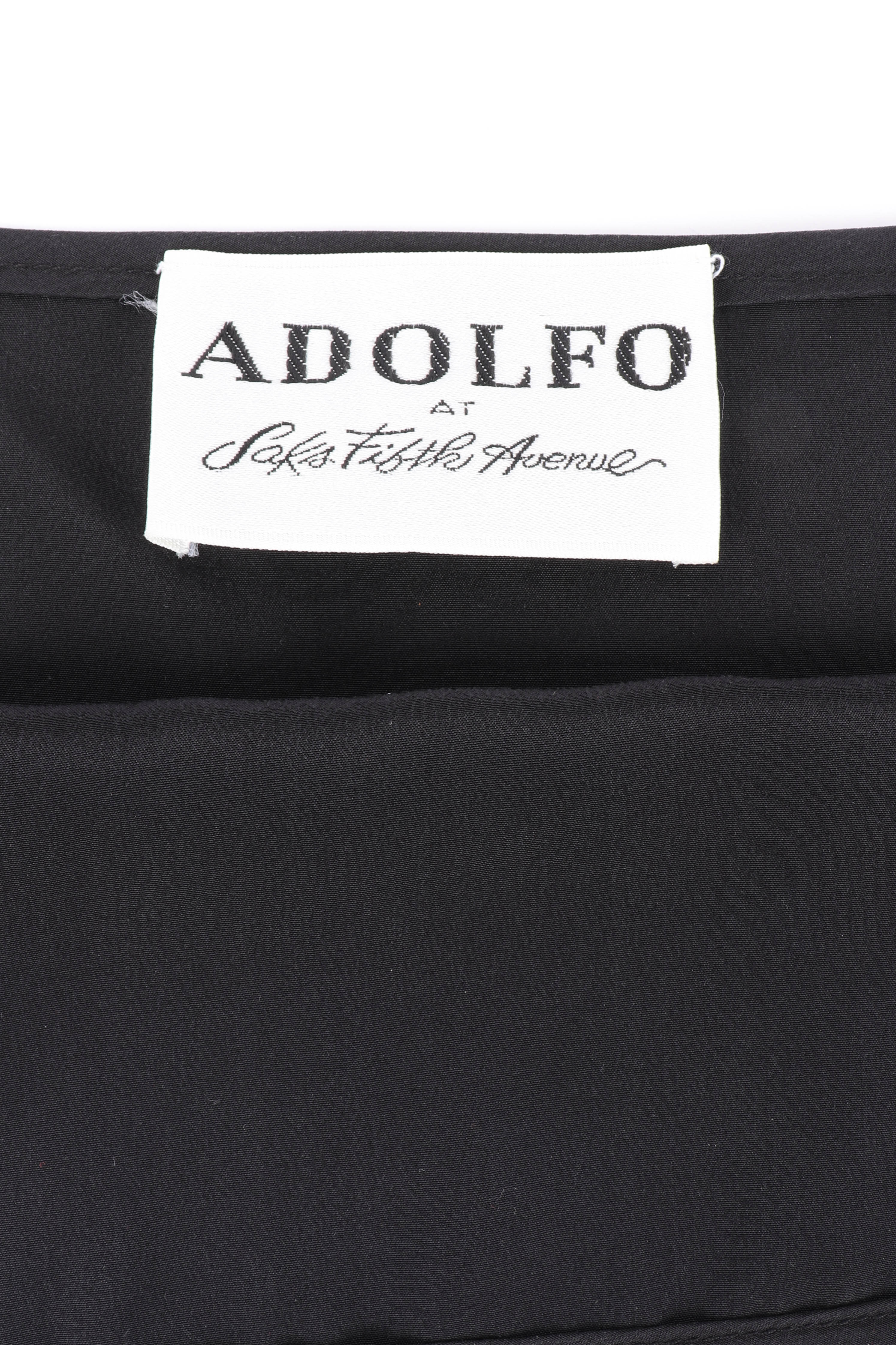 Vintage Adolfo Sequin Lace Dress slip signature label @recessla