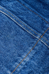 Vintage Alaia Denim Pencil Skirt fabric closeup @recessla