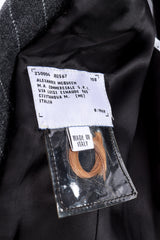 Pinstripe Blazer by Alexander McQueen hair tag @recess LA