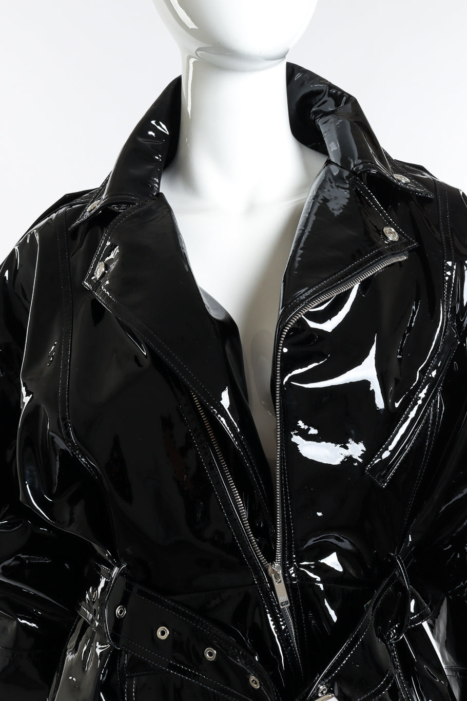 Biker Dress by Alexandre Vauhtier front detail open mannequin @RECESS LA 