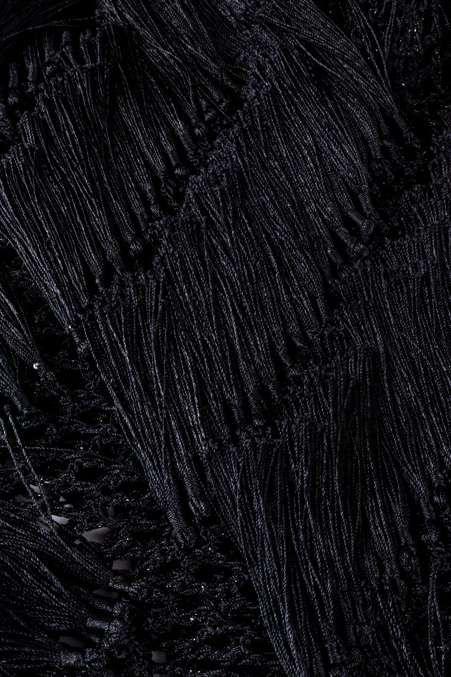 Fringe Lurex Jumpsuit by Andrea Almeida fabric detail  @RECESS LA