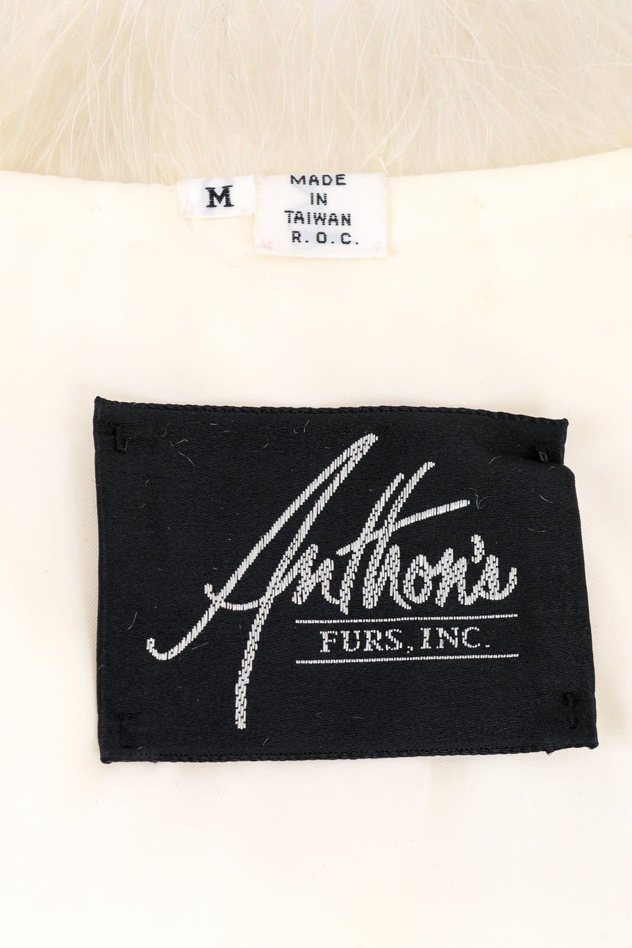 Vintage ostrich feather jacket by Anthon's Furs label @recessla