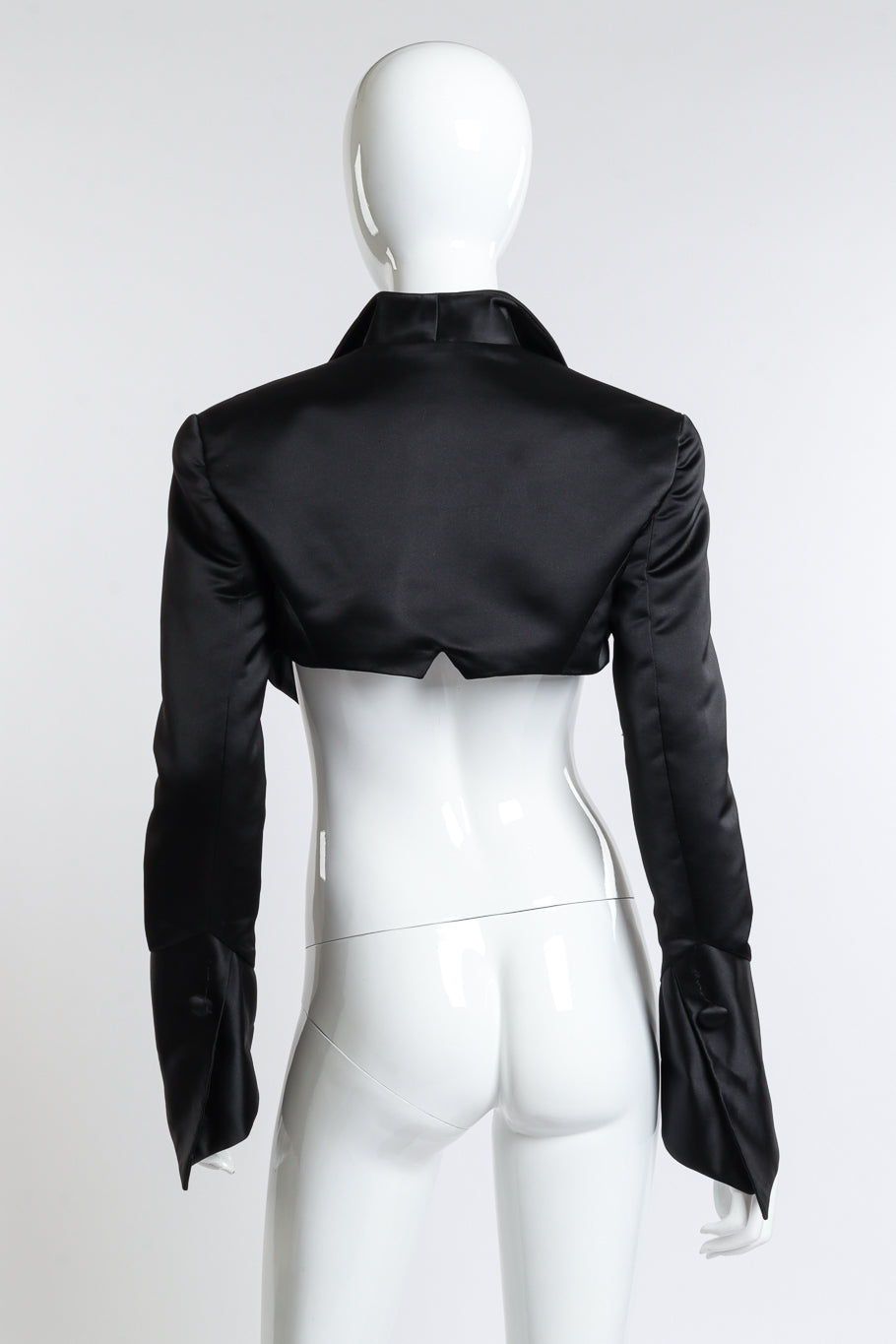 Vintage Antonio Garcia Pointed Bolero Jacket back on mannequin @recess la