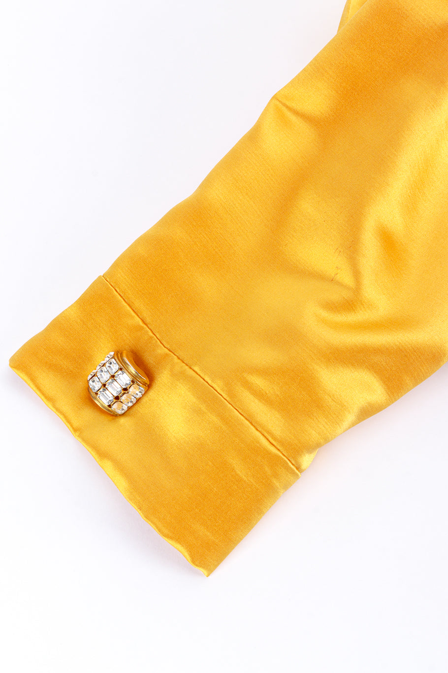 Vintage Biana Shawl Wrap Crop Jacket sleeve closeup @recess la