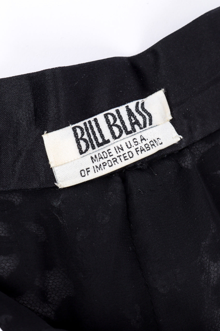 Vintage Bill Blass Sequin Lace Pant signature label @recessla