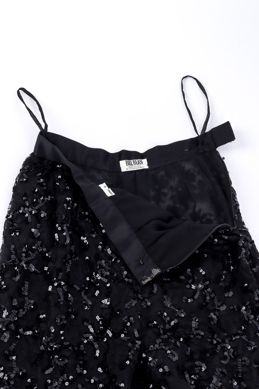 Vintage Bill Blass Sequin Lace Pant unzipped @recessla