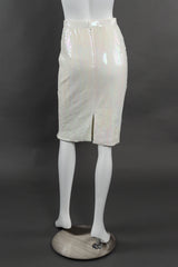 Jacket and skirt set by Julie Duroche on mannequin skirt only back @recessla
