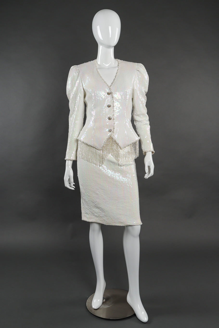 Jacket and skirt set by Julie Duroche on mannequin @recessla 