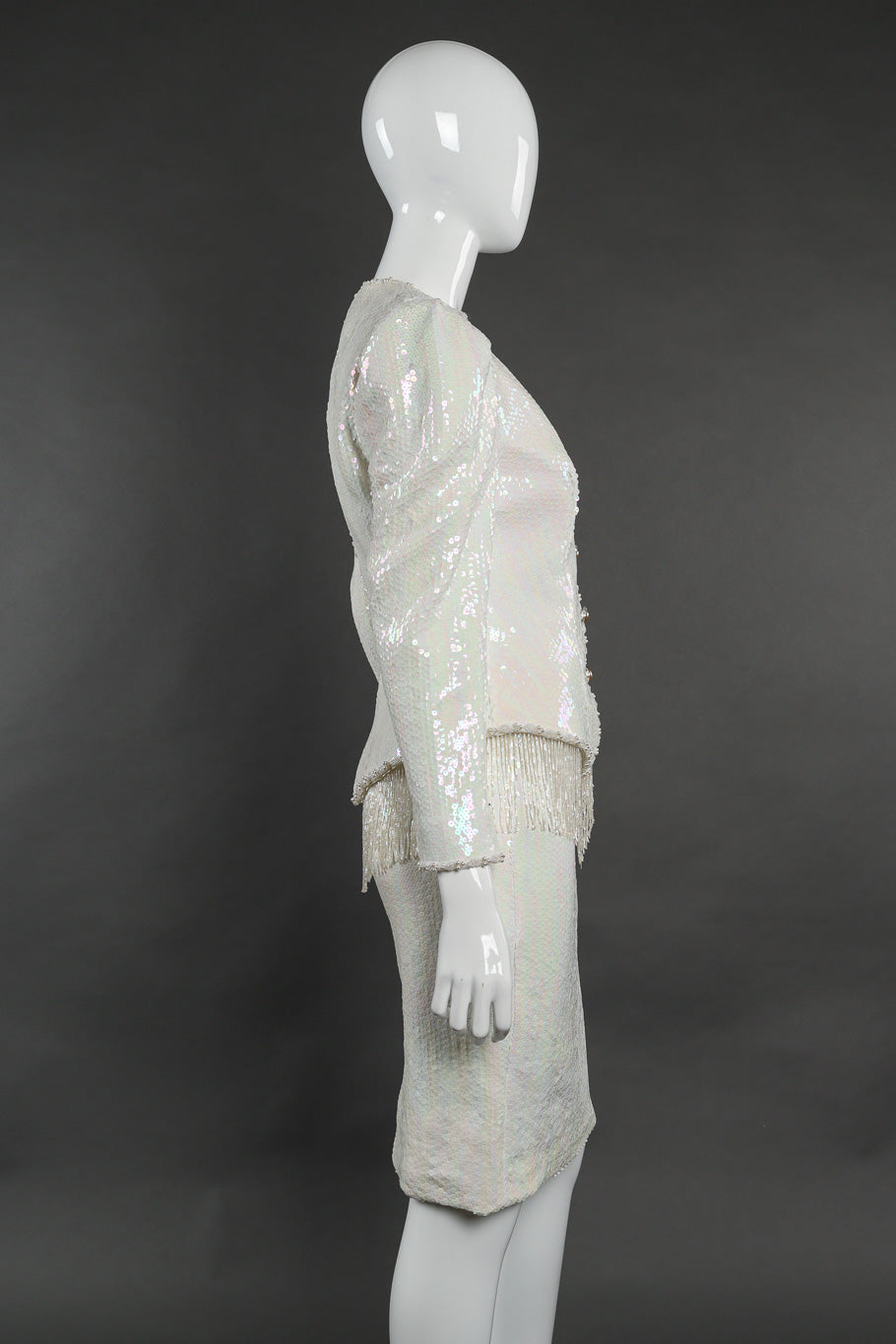  Jacket and skirt set by Julie Duroche on mannequin side @recessla 