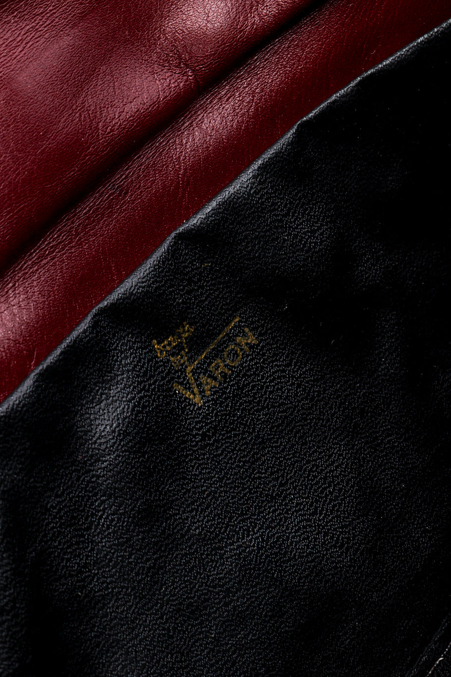 Vintage Bags by Varon Snakeskin Clutch signature closeup @recessla