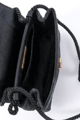 Bottega Veneta Intrecciato Weave Mini Flap Bag open @RECESS LA