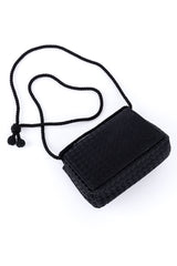 Bottega Veneta Intrecciato Weave Mini Flap Bag back @RECESS LA
