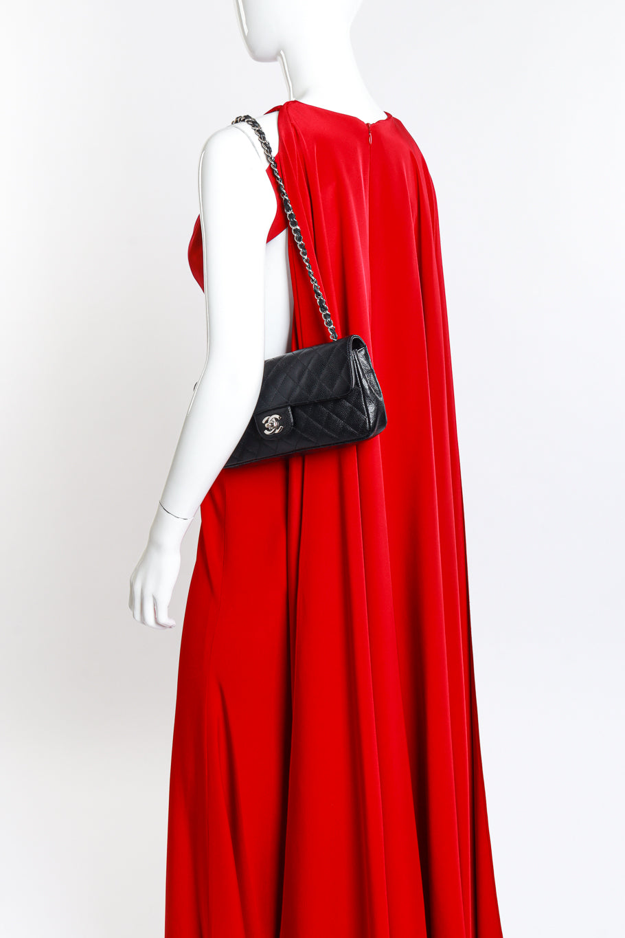 Chanel Classique Diamond Quilted Bag worn on mannequin @RECESS LA