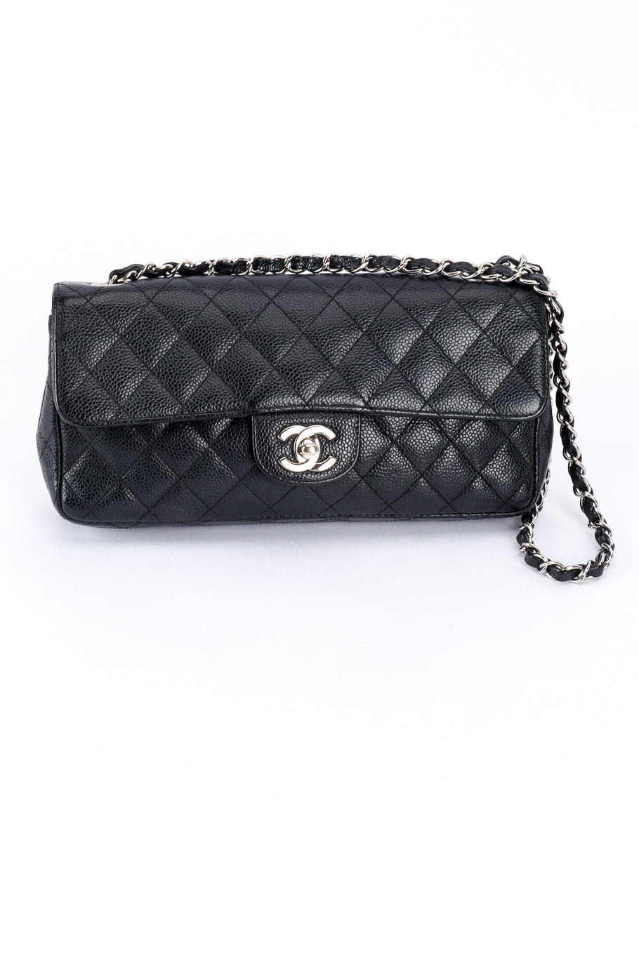Chanel Classique Diamond Quilted Bag front @RECESS LA