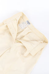 Vintage Chanel Wide Leg Pant front unbuttoned @recess la