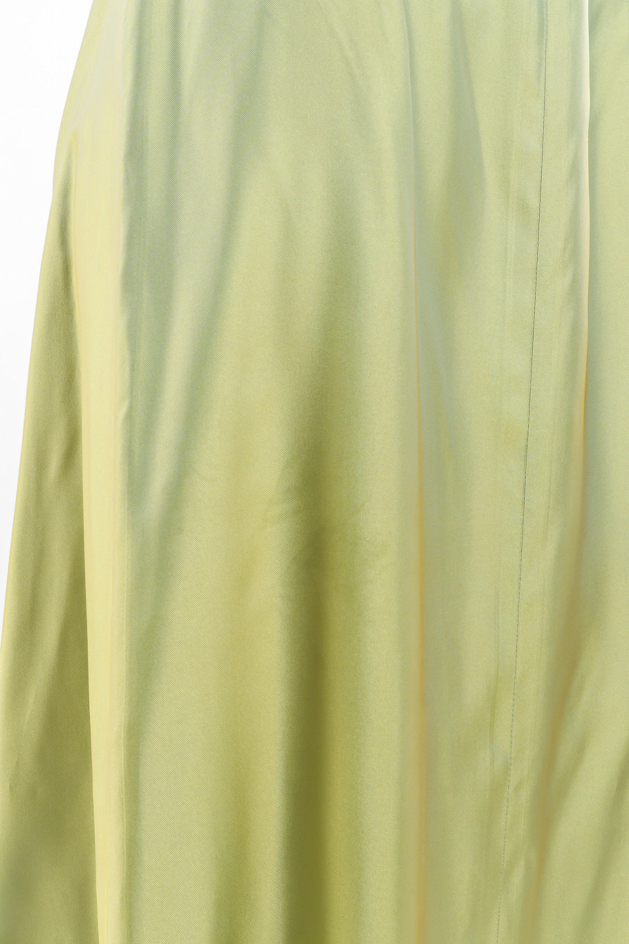 Iridescent maxi skirt by Chanel fabric close @recessla