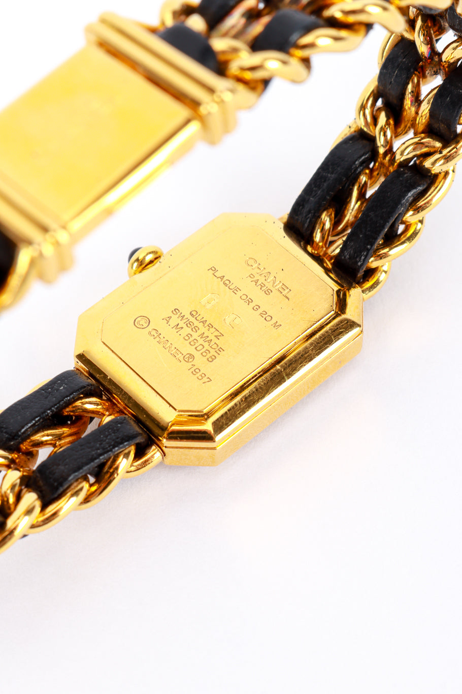 Premier Chain Bracelet Watch by Chanel stamp detail @RECESS LA