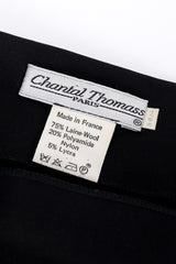 Vintage Chantal Thomass Lace Trim Corset & Skirt Set skirt signature label @recess la