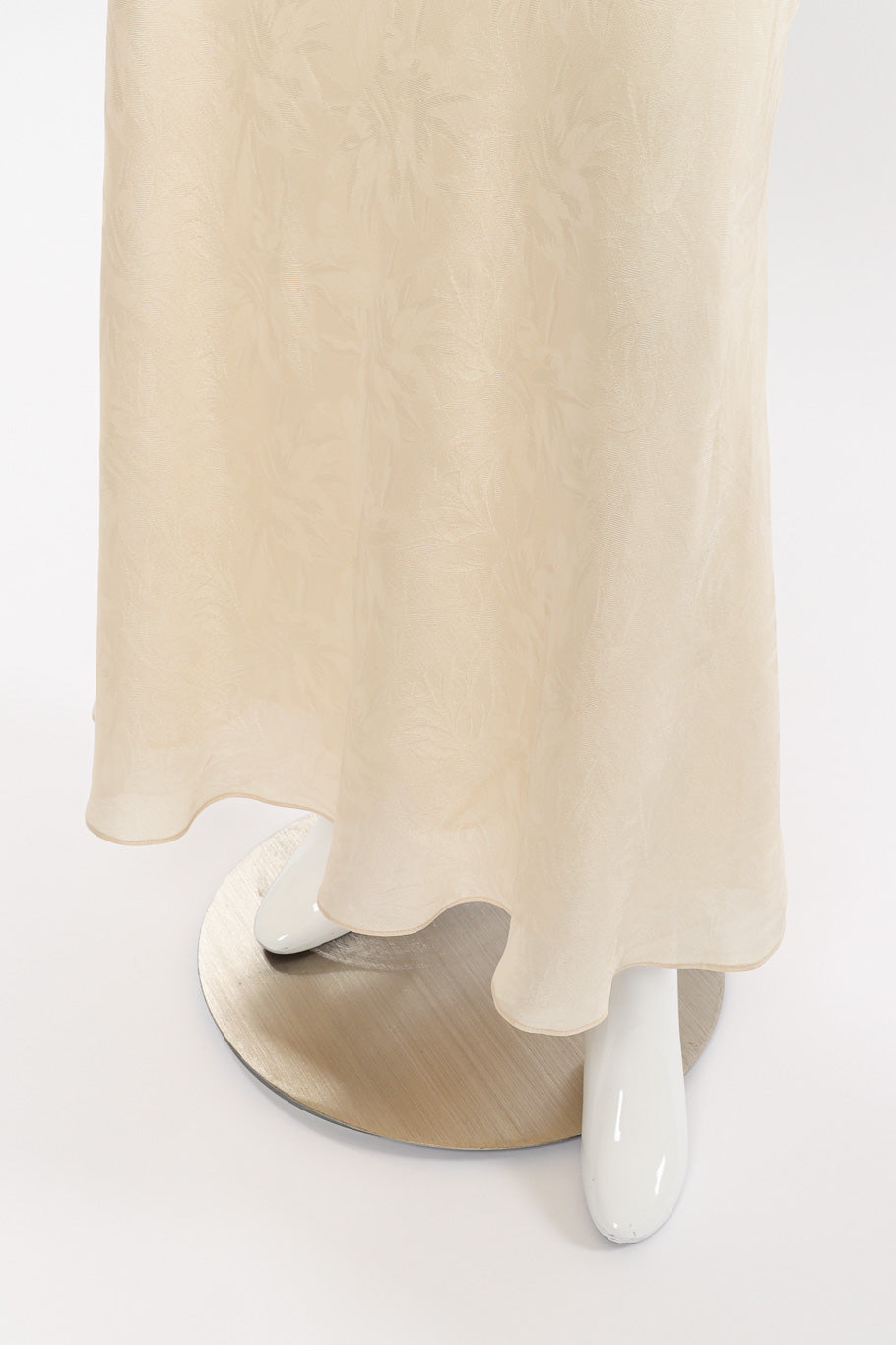 Tank top and skirt set by Calvin Klein on mannequin skirt hem @recessla