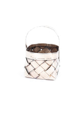 Vintage Cartier Sterling Woven Basket I back @recess la