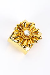Flower Cuff Bracelet by Celine front @RECESS LA