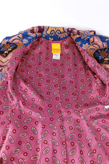 Vintage Christian Lacroix Floral Baroque Jacket & Skirt Set jacket lining @recess la