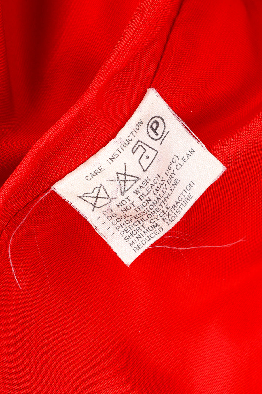 Cutout Shirtdress by Claude Montana fabric tag @recessla