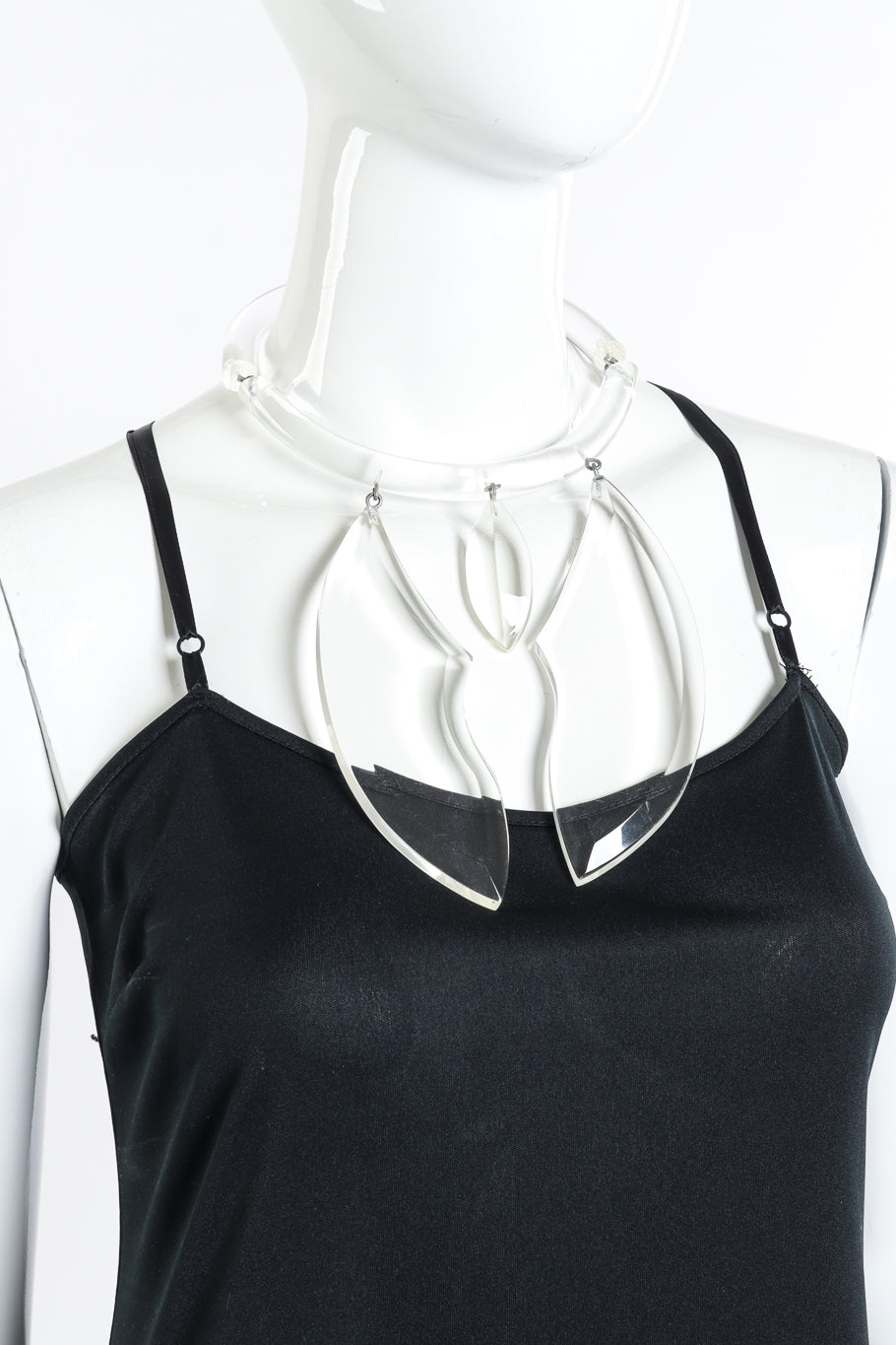 Lucite Wing Necklace by Judith Hendler on mannequin  @recess LA