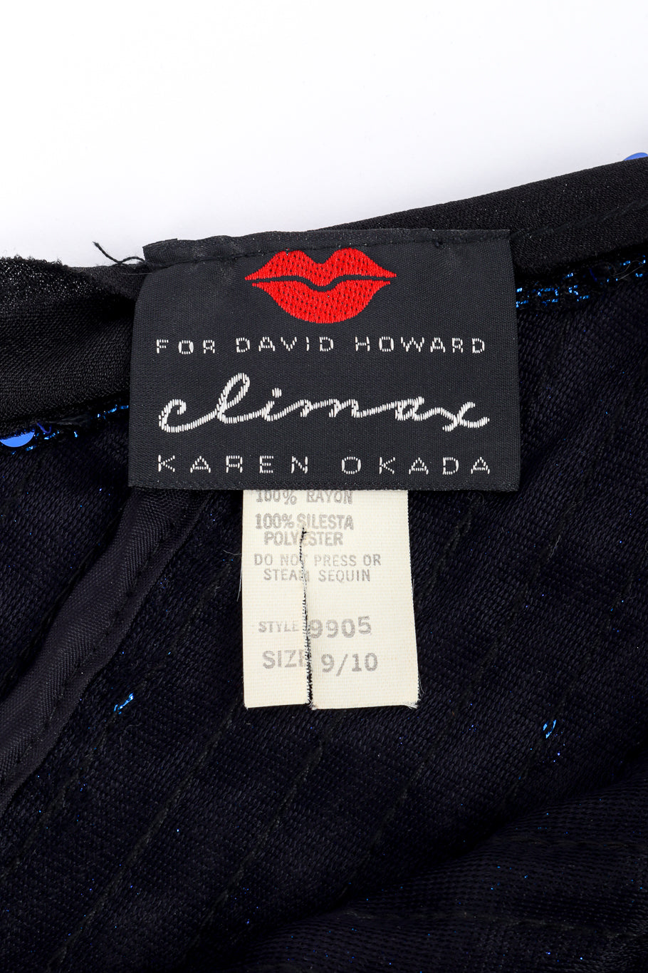 One-Shoulder Sequin Column Dress by Climax label @recessla