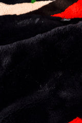 Vintage Rainbow Flames Fur Coat stain @RECESS LA