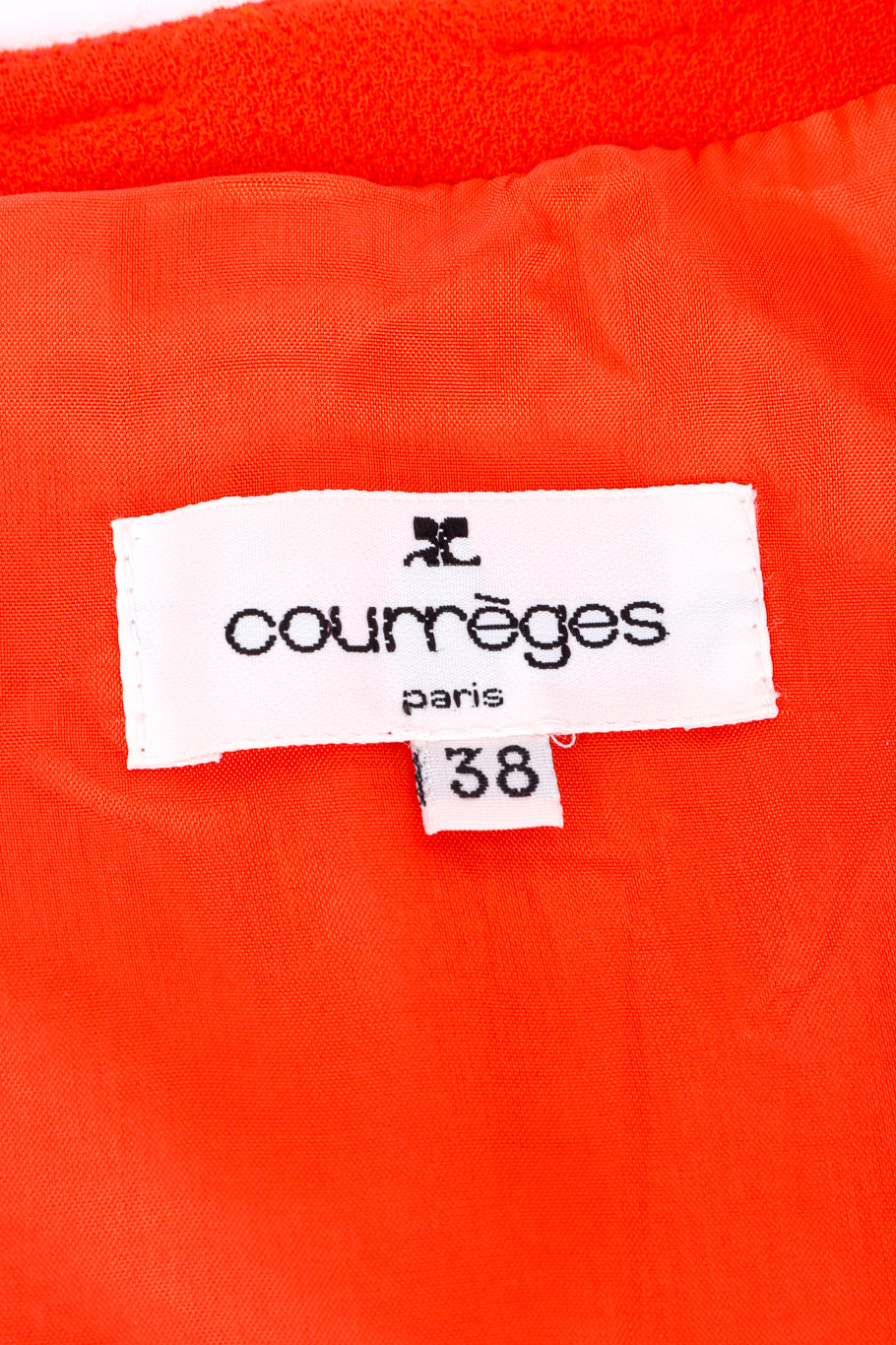 Courréges Mod Wool Jacket and Dress Set jacket signature label @recessla
