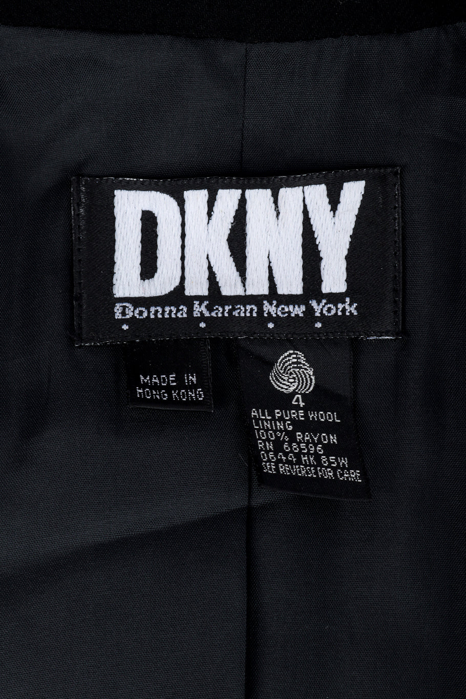 Vintage DKNY Longline Blazer and Pant Suit Set blazer signature label @recess la