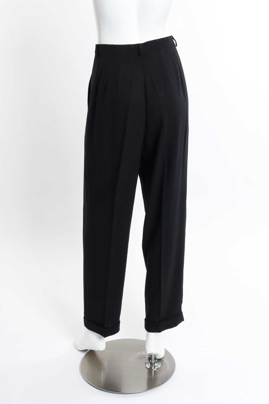 Vintage DKNY Longline Blazer and Pant Suit Set pant back on mannequin @recess la