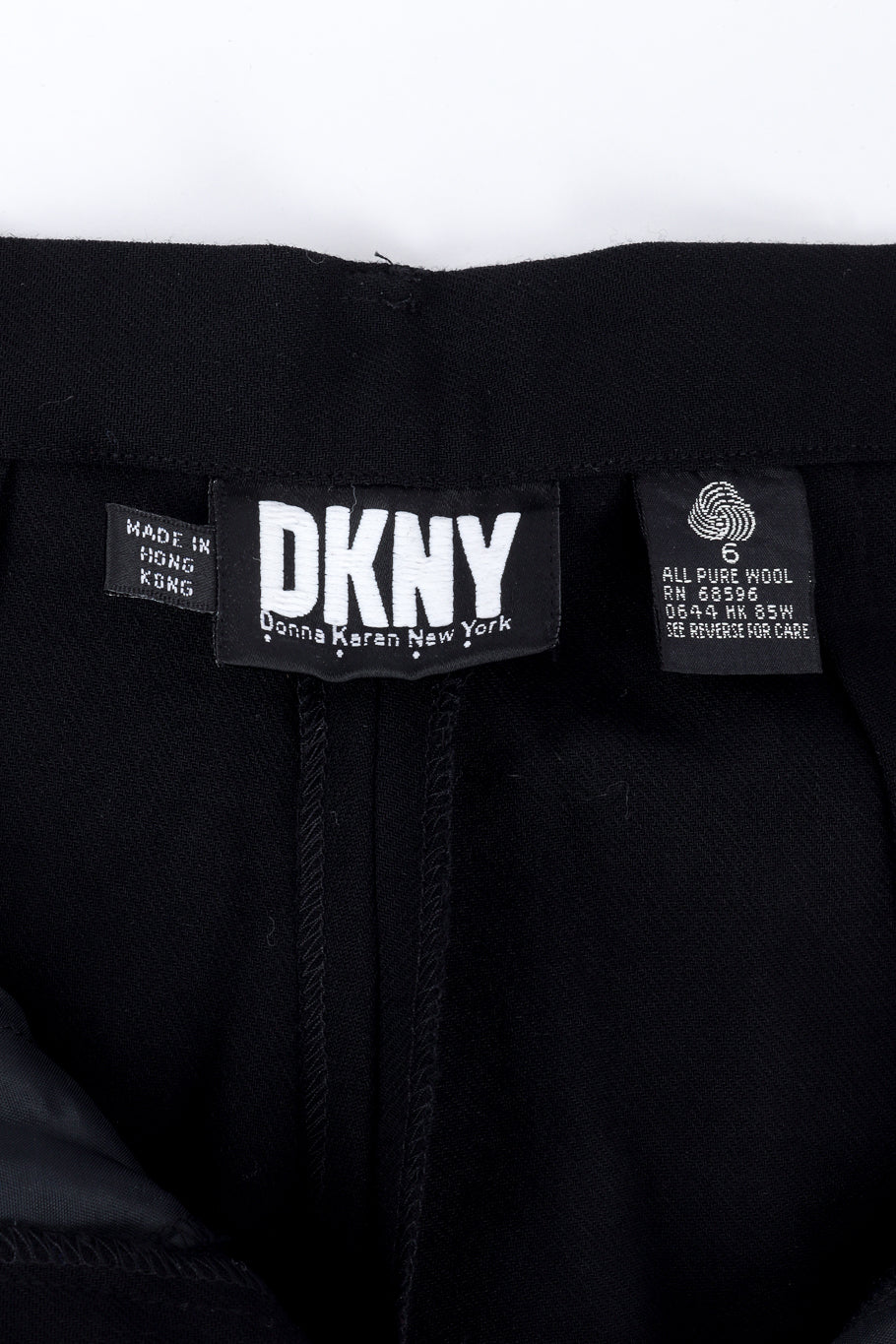 Vintage DKNY Longline Blazer and Pant Suit Set pant signature label @recess la