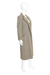 wool swing coat by Ralph Lauren on mannequin side @ Recess LA