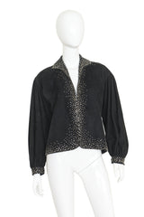 suede jacket by Halston on mannequin @ Recess LA