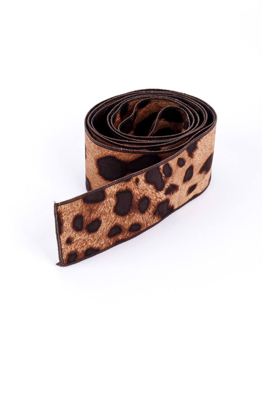Dolce & Gabbana Belted Leopard Mini Dress belt closeup @recessla