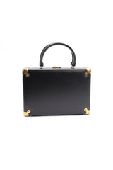 Black Leather Box Bag by Delill @ recess LA