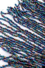 Iridescent Bead & Sequin Flapper Dress hem @RECESS LA
