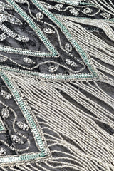 Metallic Bead & Sequin Flapper Dress detail @RECESS LA