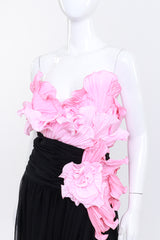 Eugene Alexander Blossoming Ruched Evening Gown on mannequin @RECESS LA